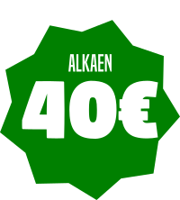 Alkaen 40 euroa